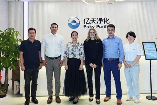 Purafil高層領導一行到訪億天凈化,深化戰(zhàn)略合作
