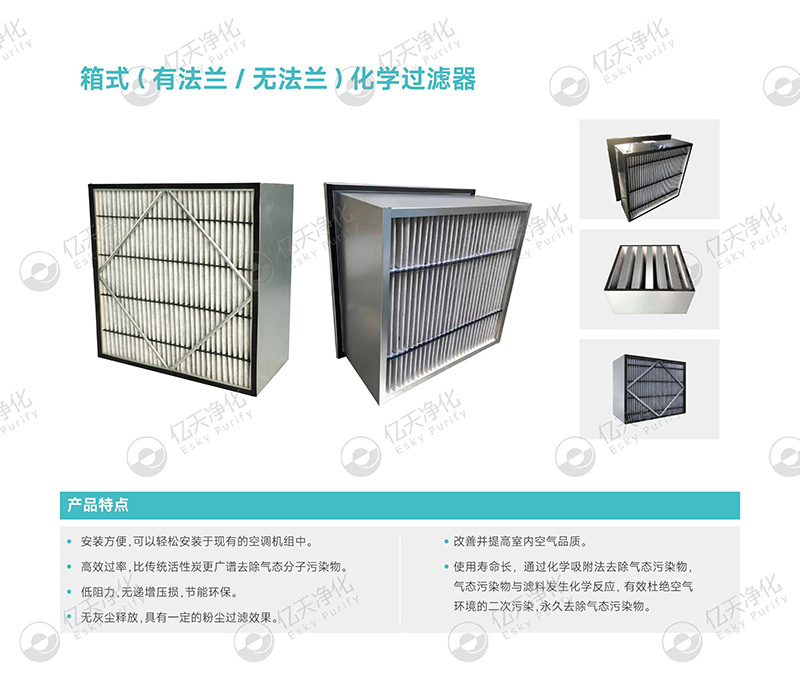 化學過濾器:精準凈化氣態污染物